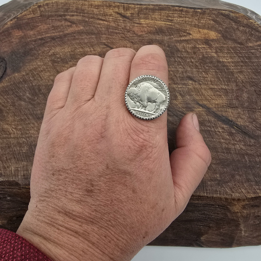 Buffalo Nickel Ring