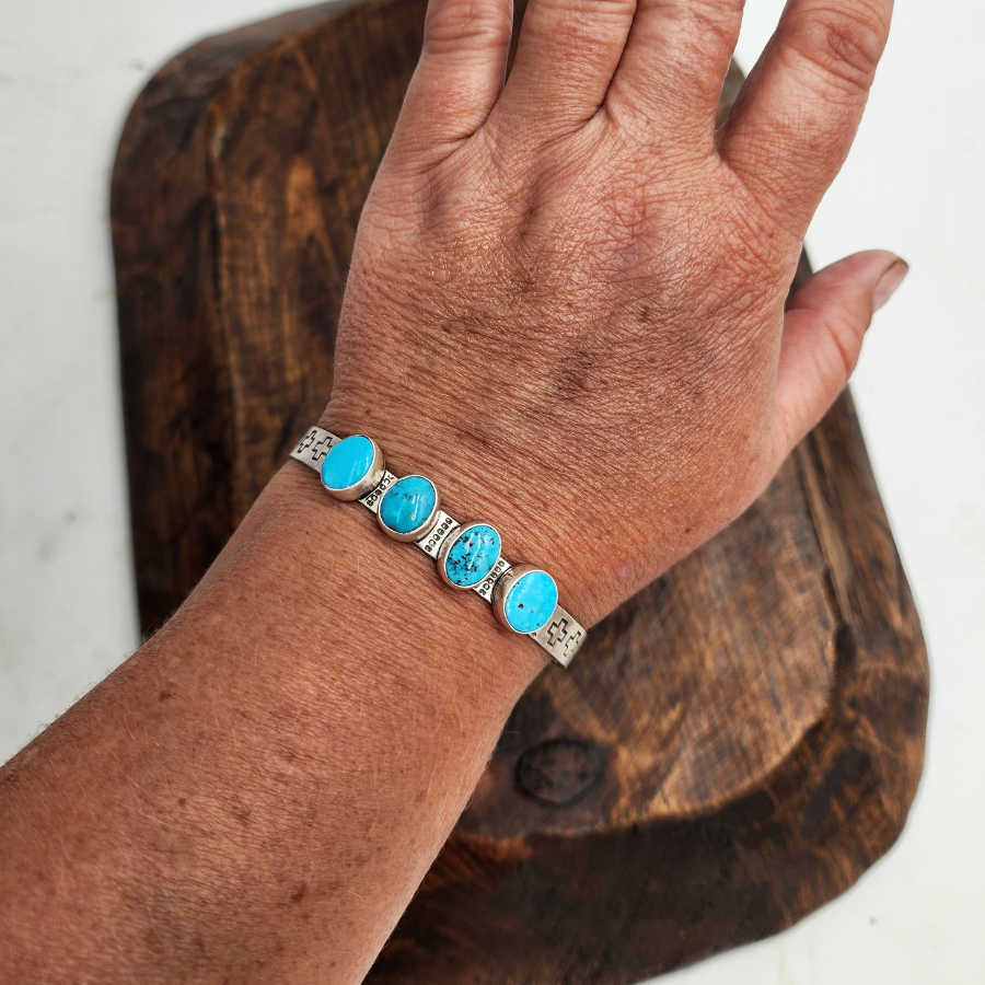 Kingman 4 Stone Bracelet