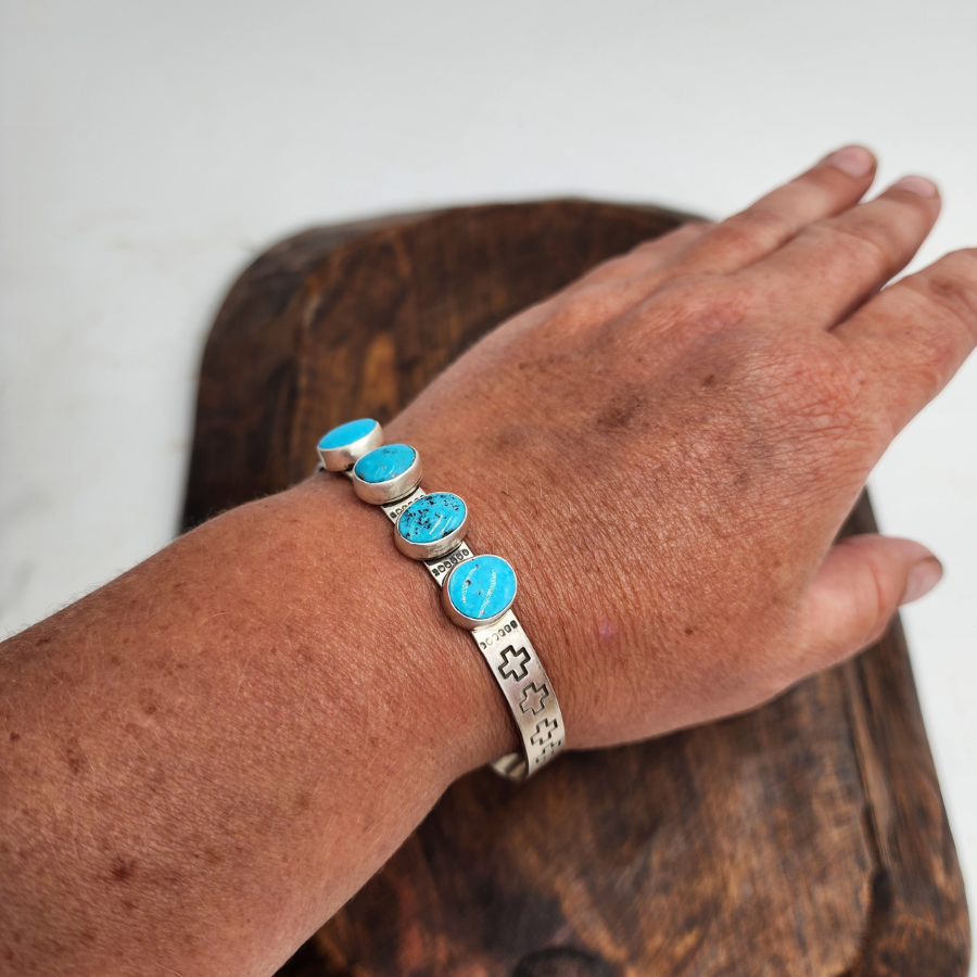 Kingman 4 Stone Bracelet