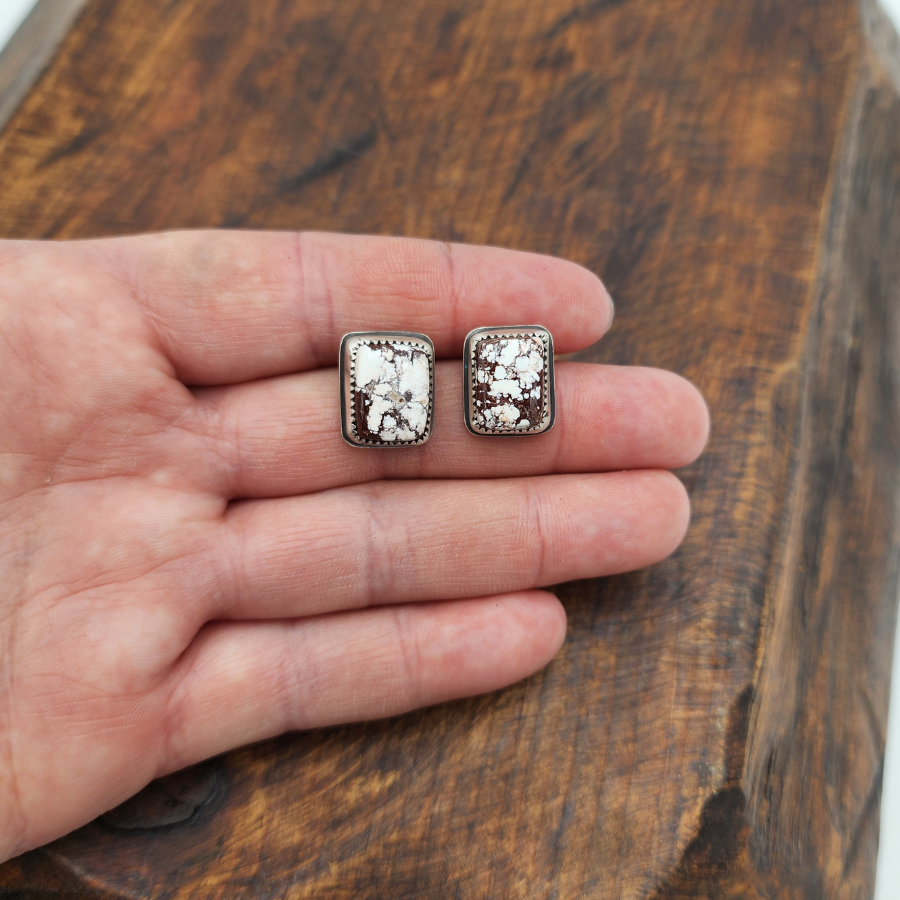 Wild Horse Square Earrings