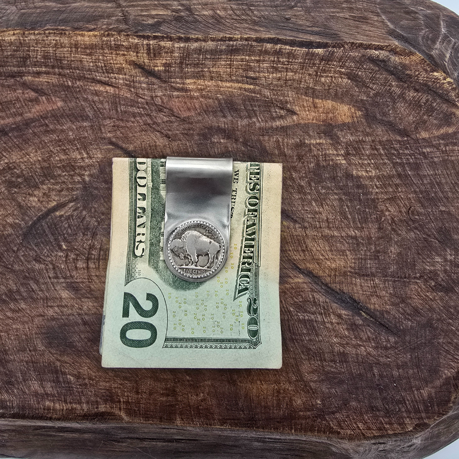 Buffalo Nickel Money Clip