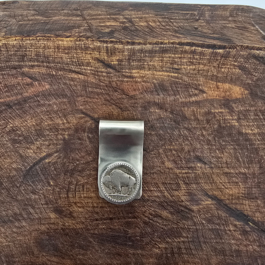 Buffalo Nickel Money Clip