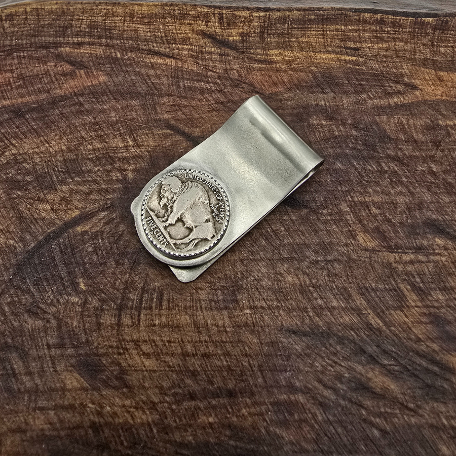 Buffalo Nickel Money Clip