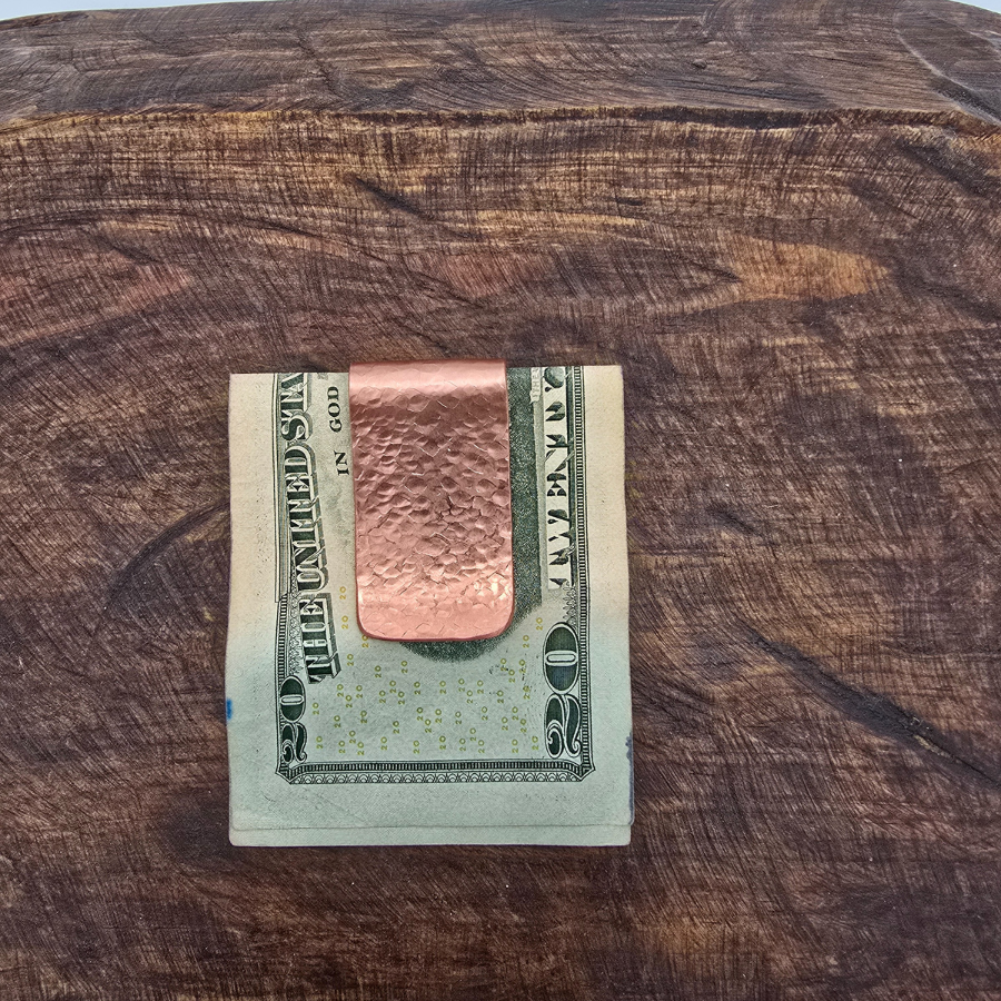 Small Copper Money Clip