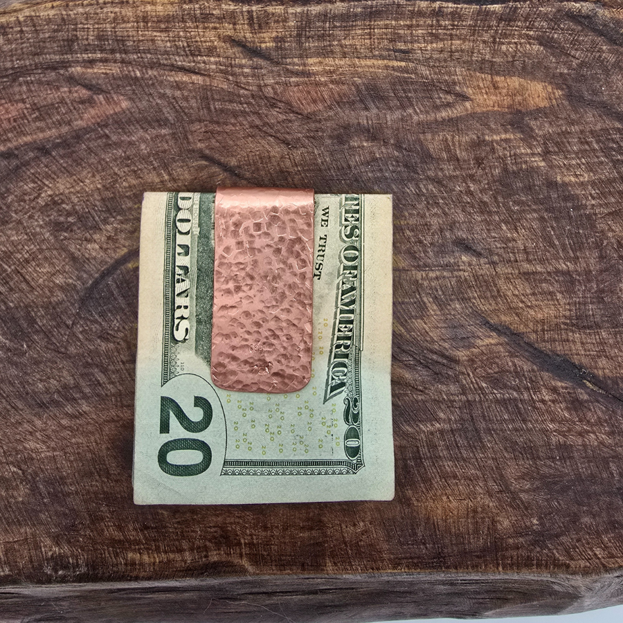 Small Copper Money Clip